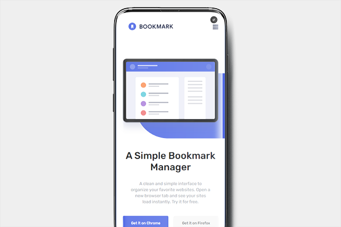 Bookmark Landing Page